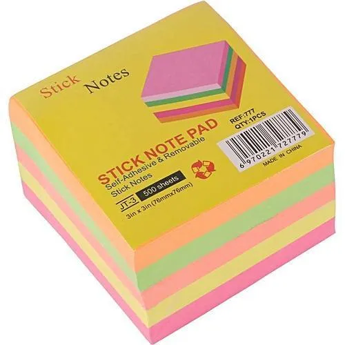 Stick On Note pad 3x5 inches