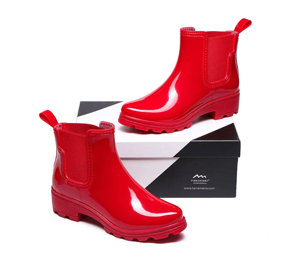 TARRAMARRA® Women Rainboots Wool Insole Ankle Gumboots Vivily
