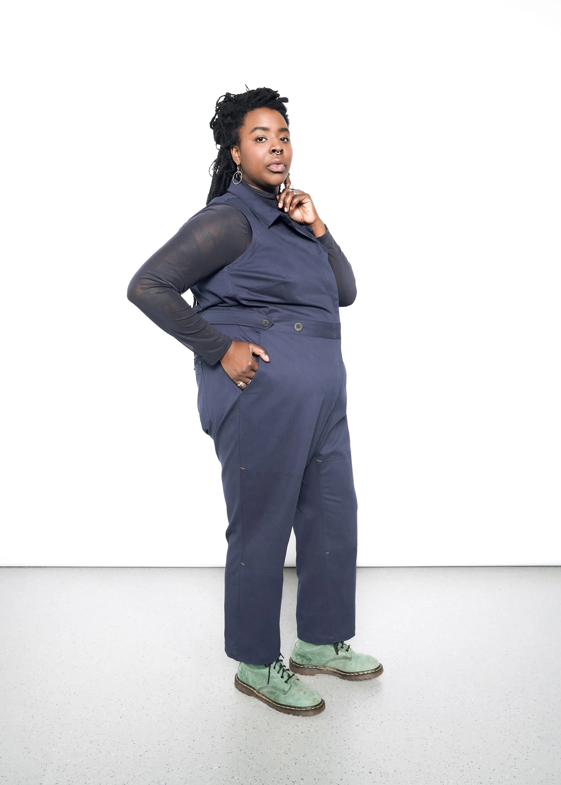 The Essential Sleeveless High Waisted Coverall