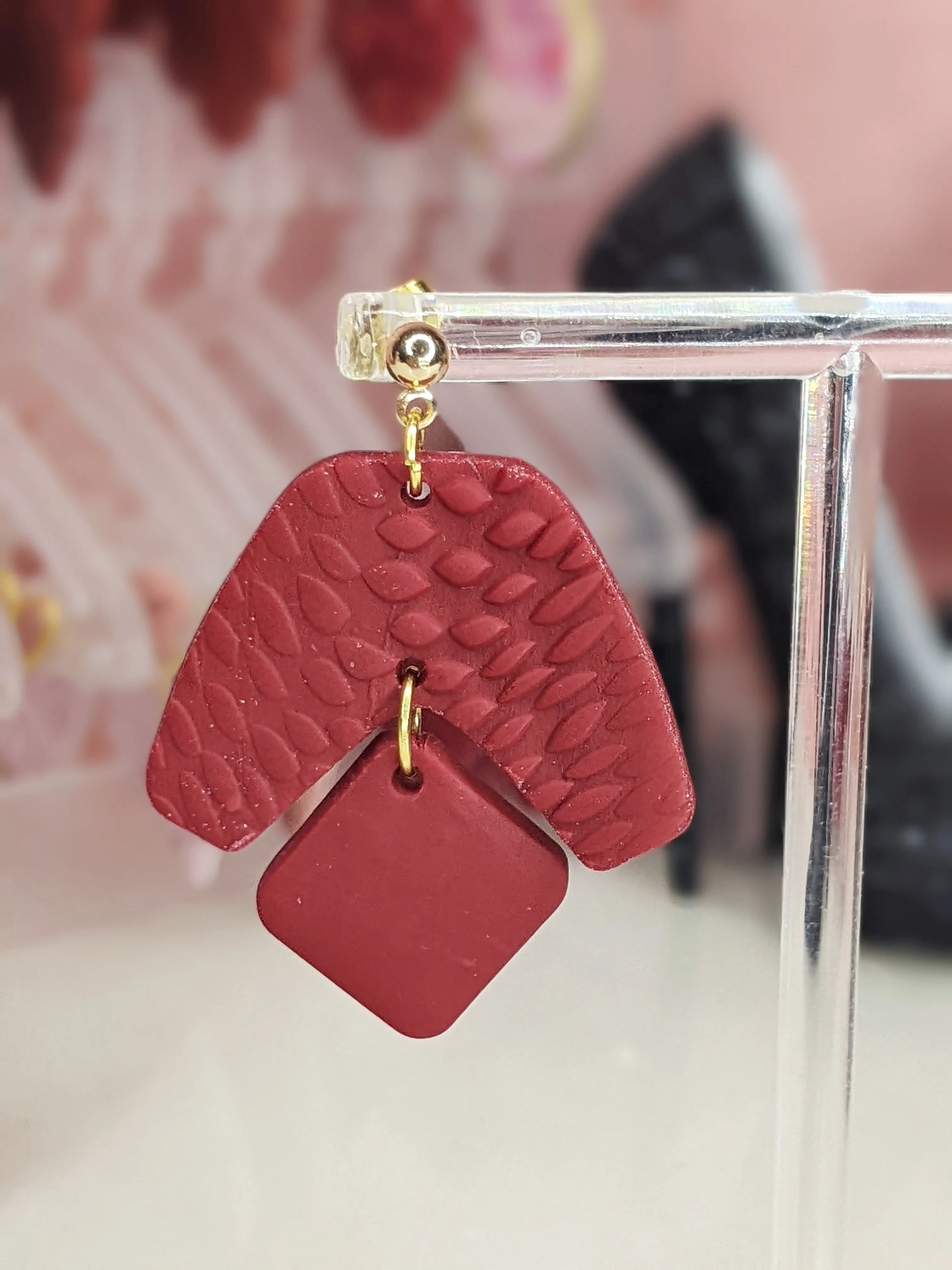 The Te Quiero | Dangle Earrings | Earrings | Polymer Clay Earrings | Gift for Her