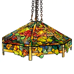 Tiffany Studios New York "Nasturtium" Chandelier Tiffany Studios New York "Nasturtium" Chandelier