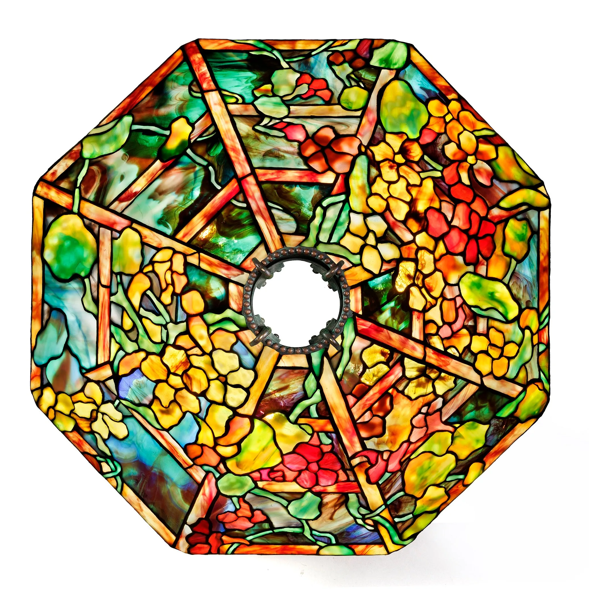 Tiffany Studios New York "Nasturtium" Chandelier