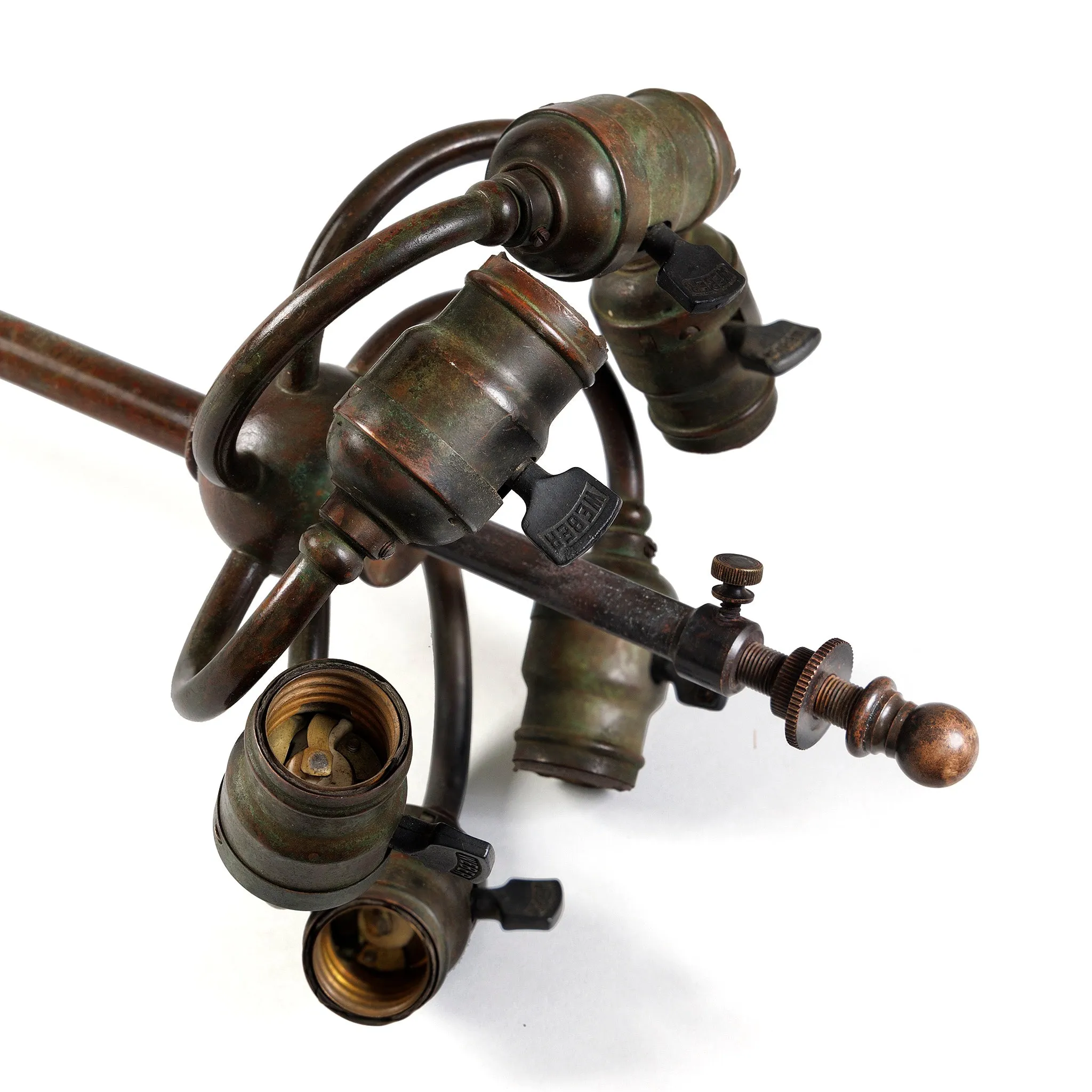 Tiffany Studios New York "Nasturtium" Chandelier