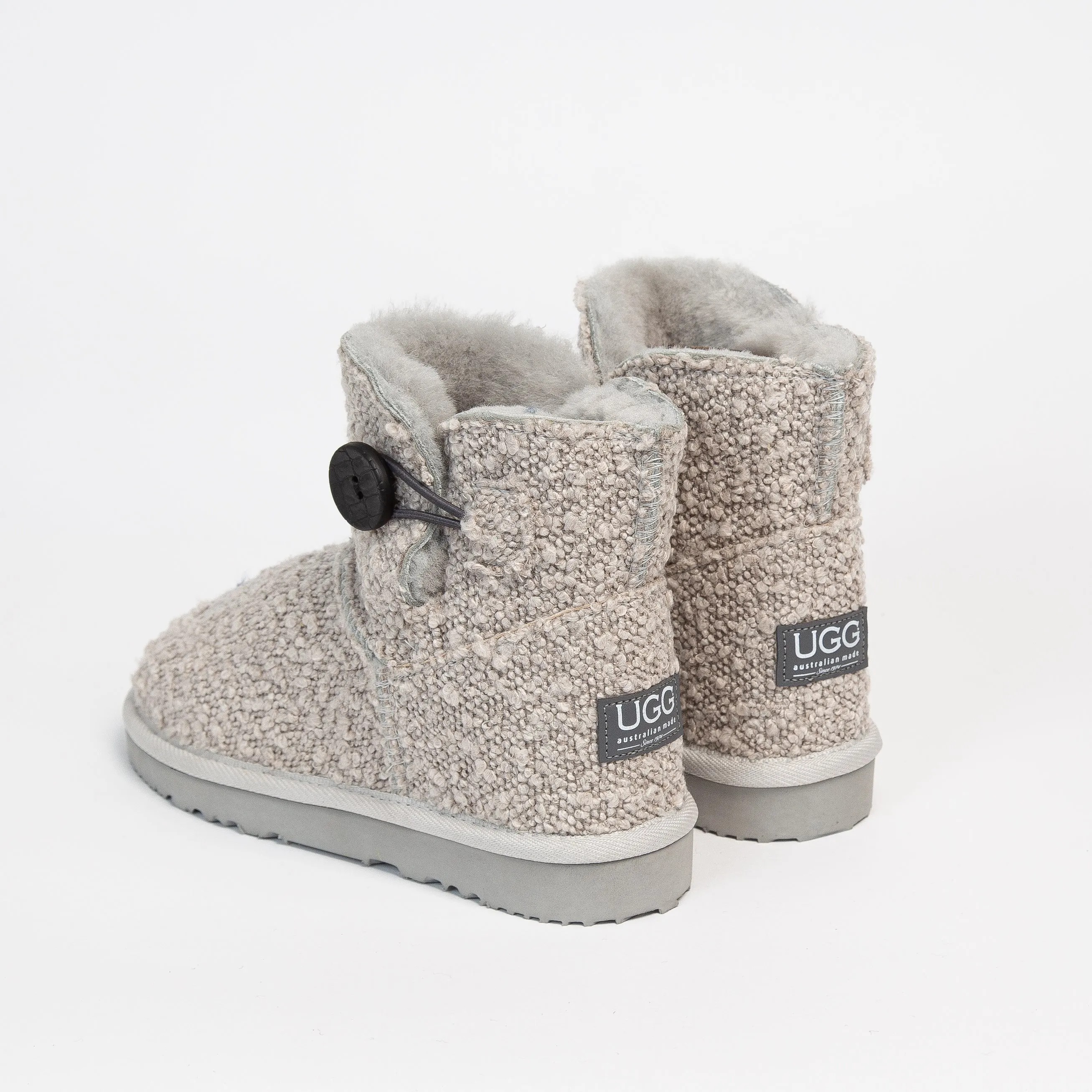 Women's Boucle Button Mini